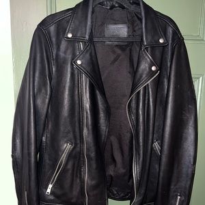 AllSaints Tyson Leather Biker Jacket